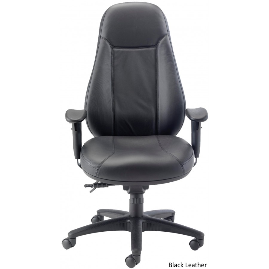 Cheetah Leather 24hr Heavy Duty Office Chair